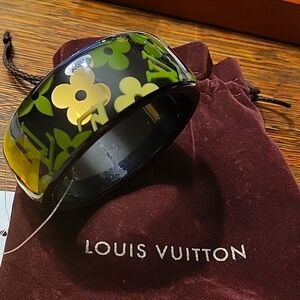 LOUIS VUITTON FARANDOLE RESIN INCLUSION  BANGLE